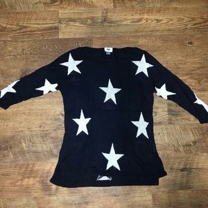Star print sweater